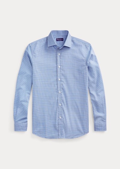 Camisa Ralph Lauren Hombre Azules - Gingham Twill - KHEMX8517
